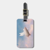 ブタの飛行 ラゲッジタグ (正面縦)