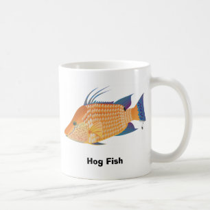 ブタの魚 コーヒーマグカップ