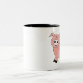 ブタのOink Oinkマグ ツートーンマグカップ (中央)