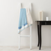 ブタのSherpaパーソナライズで青いぽっちゃりした毛布 シェルパブランケット (インサイチュ)