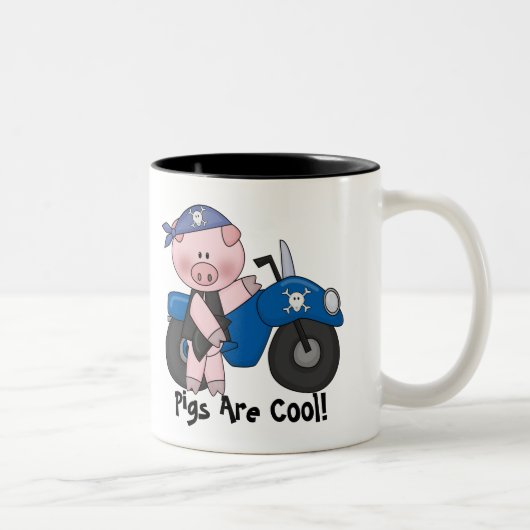 ブタはクールです ツートーンマグカップ (右)