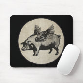 ブタは飛ぶかもしれません マウスパッド (マウス)