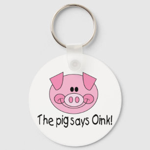 ブタはOink言います キーホルダー