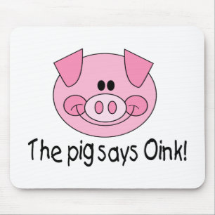 ブタはOink言います マウスパッド