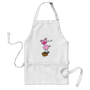 ブタはOink Tシャツおよびギフトを言います スタンダードエプロン