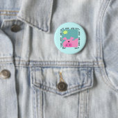 ブタはOink Tシャツおよびギフトを言います 缶バッジ (インサイチュ)