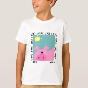ブタはOink Tシャツおよびギフトを言います Tシャツ