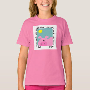 ブタはOink Tシャツおよびギフトを言います Tシャツ