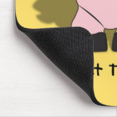 ブタを尊重して下さい マウスパッド (コーナー)