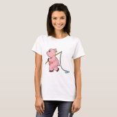 ブタアンコウ 釣り Tシャツ (正面フル)
