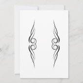 ブタカツル・ドゥオ　結婚後招待状 招待状 (裏面)