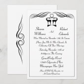 ブタカツル・ドゥオ　結婚後招待状 招待状 (正面/裏面)