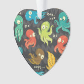 ブタコかわいい数々のカラーの子供服&デコル オーナメント (正面)