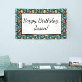 ブタコかわいい数々のカラーの子供服&デコル 横断幕 (トレードショー)