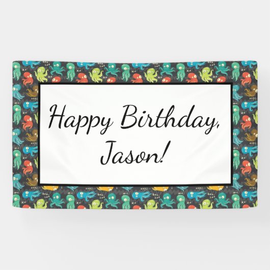 ブタコかわいい数々のカラーの子供服&デコル 横断幕 (横)