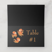 ブタコオレンジ&ブラックキッズウェア&デコル プレイスカード (内部開封)