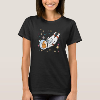 ブタトロノート グラフィック モルモット オーナー ペット カビー 動物 Tシャツ
