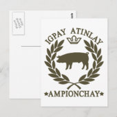 ブタラテン ポストカード (正面/裏面)