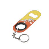 ブタン国旗 キーホルダー栓抜き (裏面アングル)