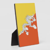 ブタン国旗 フォトプラーク (側面)