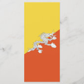 ブタン国旗 メニュー (裏面)