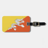 ブタン国旗 ラゲッジタグ (正面横)