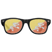 ブタン国旗 レトロサングラス (正面)