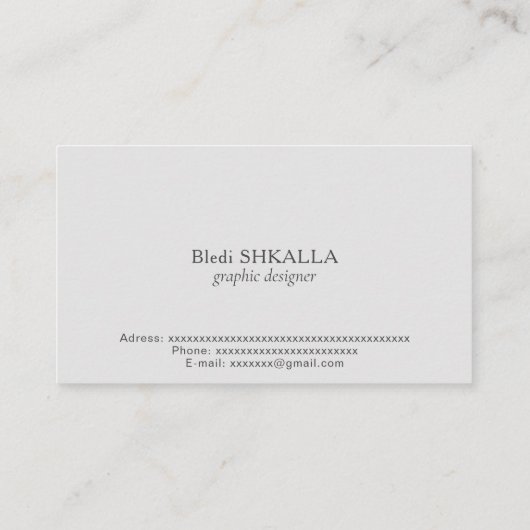 ブタン国旗 名刺 (裏面)