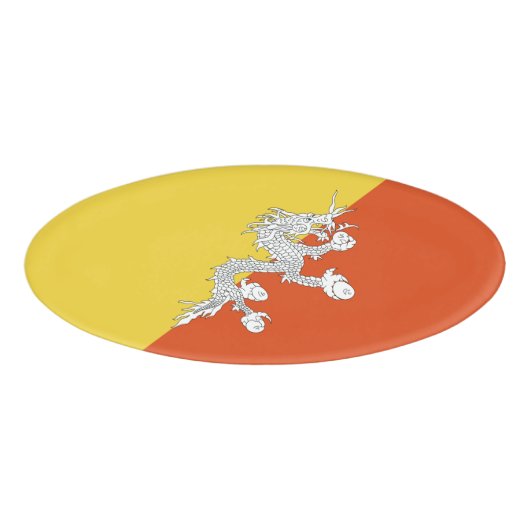 ブタン国旗 名札 (正面)