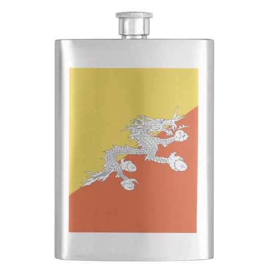 ブタン旗 フラスク (正面)