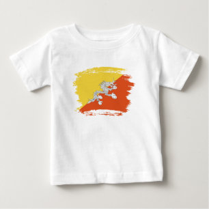 ブタン旗 ベビーTシャツ