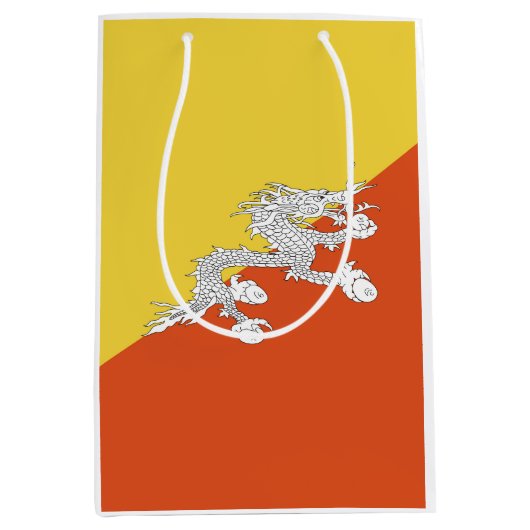 ブタン旗 ミディアムペーパーバッグ (正面)