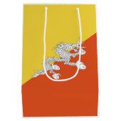 ブタン旗 ミディアムペーパーバッグ (裏面)