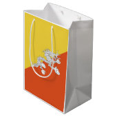 ブタン旗 ミディアムペーパーバッグ (裏面アングル)