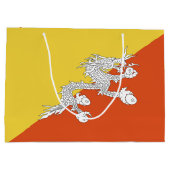 ブタン旗 ラージペーパーバッグ (裏面)