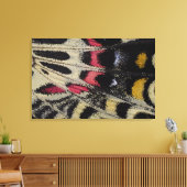 ブタン炎マンズフィルディの翼の下面を閉じる キャンバスプリント (インサイチュ (リビング))