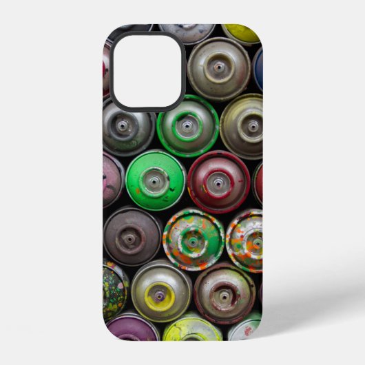 ブタン缶の山 iPhoneケース (裏面)