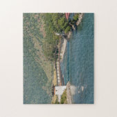 ブタン、アジア、ヒマラヤのプナカ・ドンへの橋 ジグソーパズル (縦)