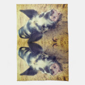 ブタ動物 キッチンタオル (縦)