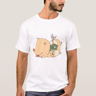 ブタ型蚊取り線香 Tシャツ