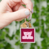 ブタ愛 キーホルダー (手)