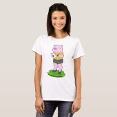 ブタ秘書メモ Tシャツ (正面フル)