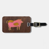 ブタ2009年 ラゲッジタグ (正面横)