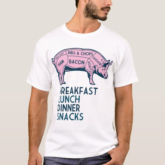 ブタ、それは完全によいです Tシャツ (正面)
