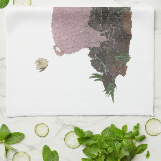 ブタ キッチンタオル (折り畳み)