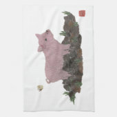 ブタ キッチンタオル (縦)