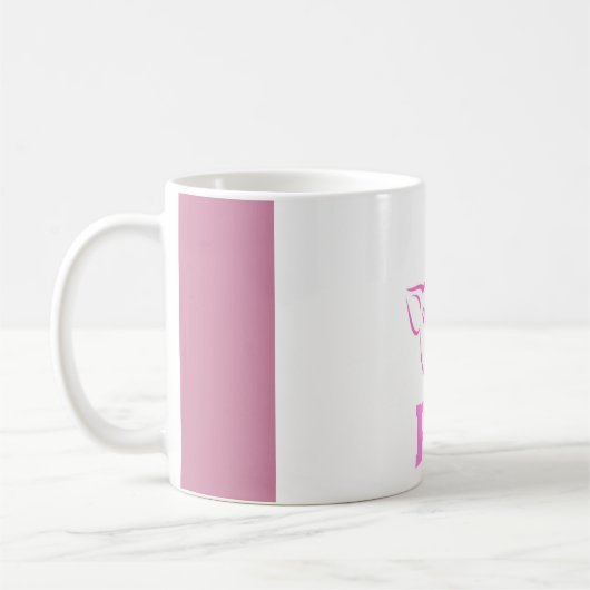 ブタ コーヒーマグカップ (左)