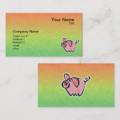 ブタ 名刺 (正面/裏面)