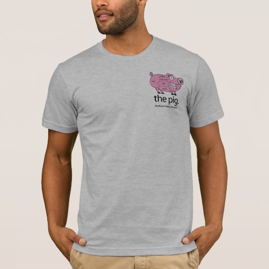 ブタ。 性質の風味がよい奇跡 Tシャツ (正面)