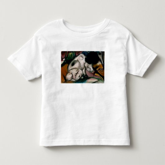 ブタ、c.1912 (キャンバスの油) トドラーTシャツ (正面)